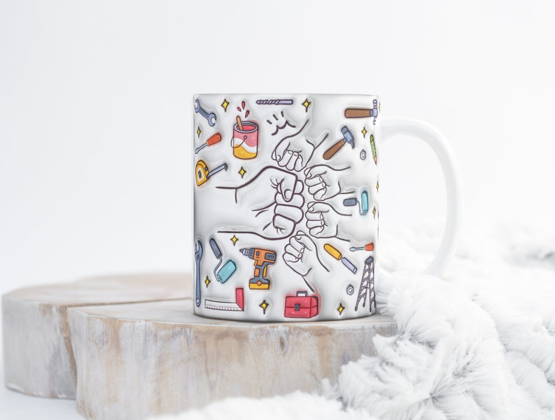 Custom first bump mug