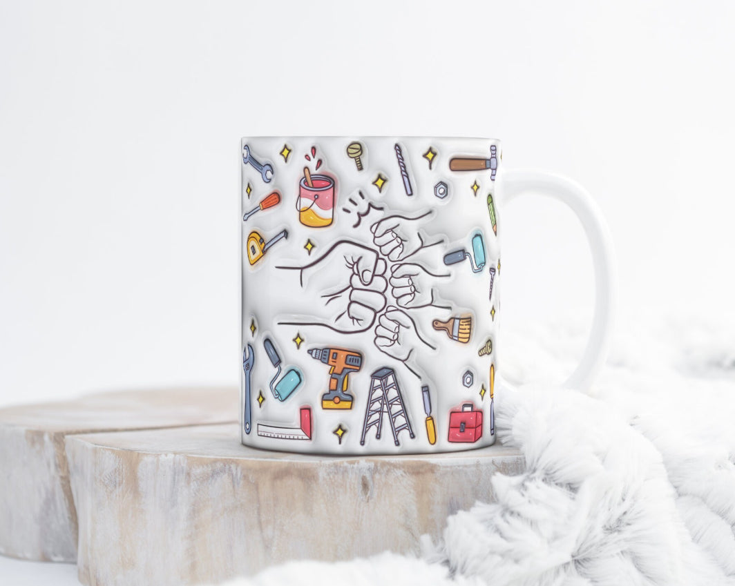 Custom first bump mug
