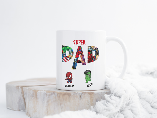 Super dad Personalised mug