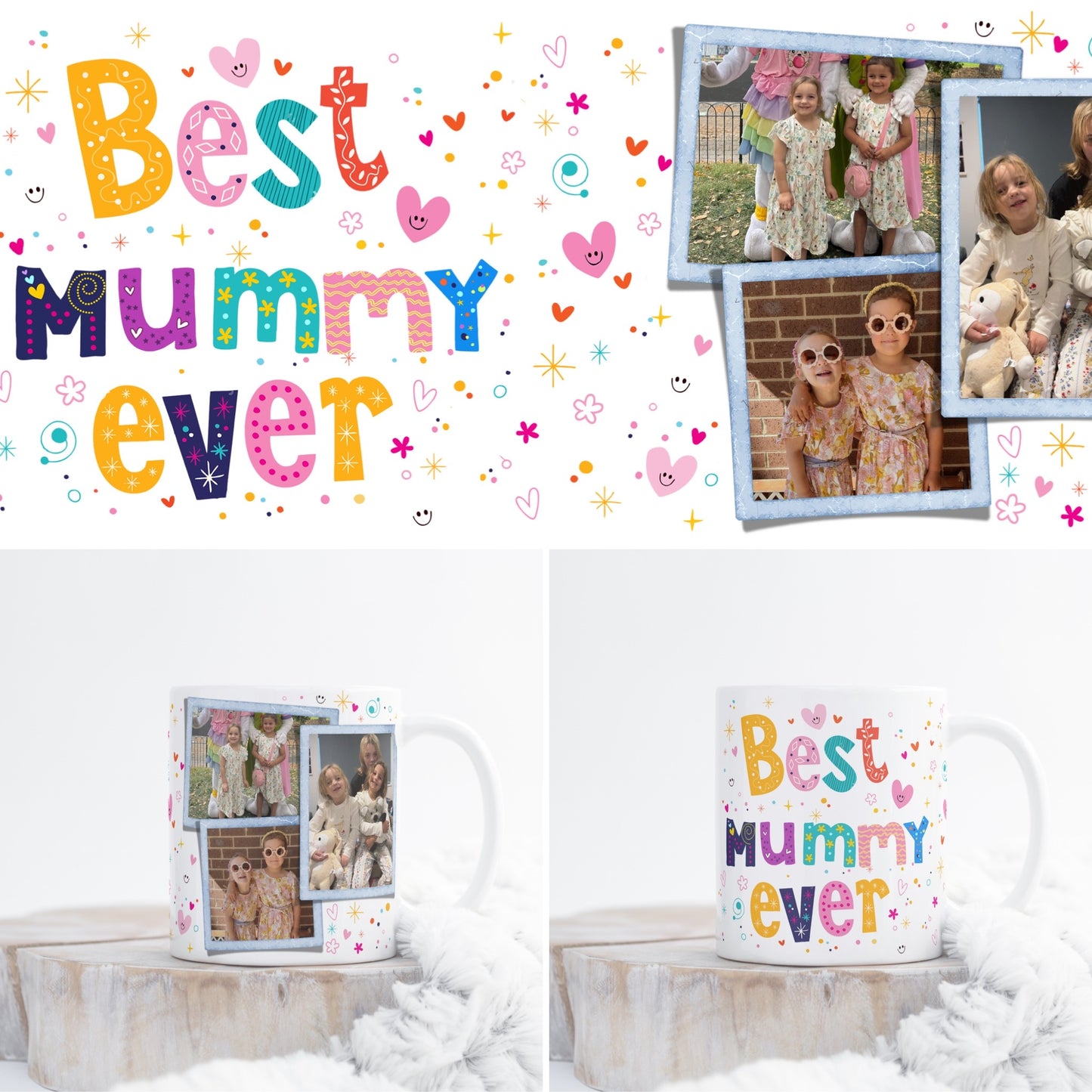 Personalised photo mug