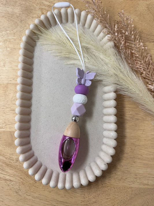 Car diffuser purple butterfly