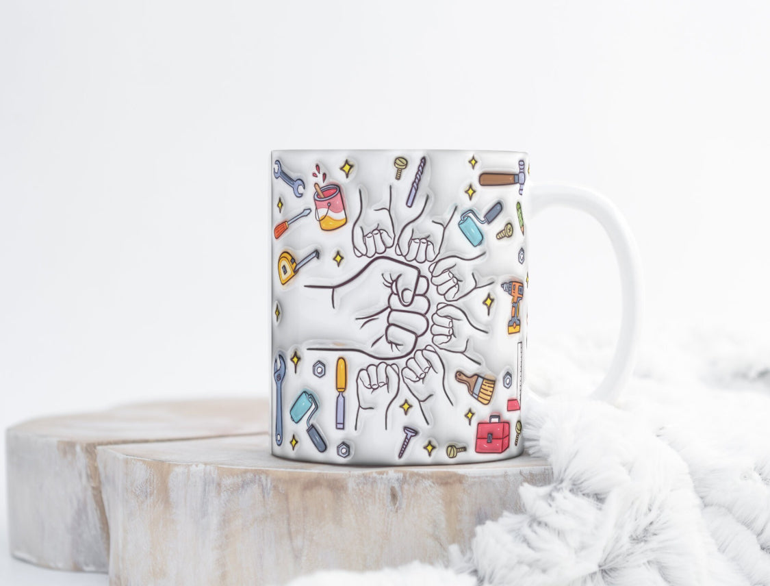 Custom first bump mug