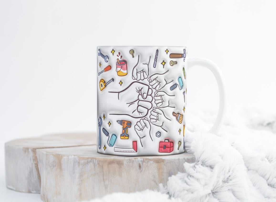 Custom first bump mug