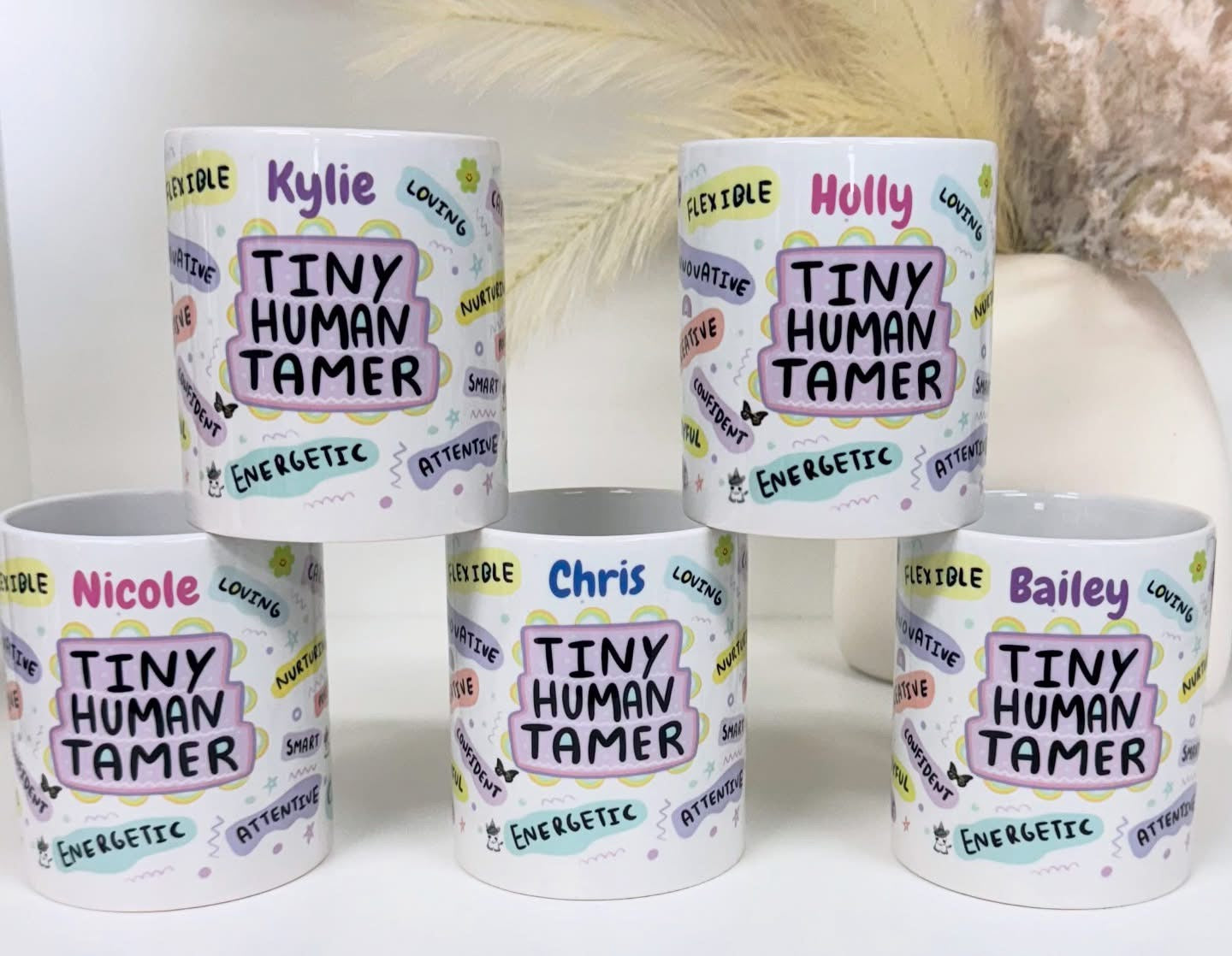 Tiny human tamer coffee mug