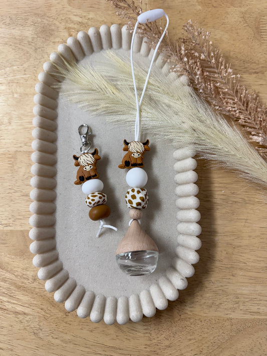 Highland cow diffuser set