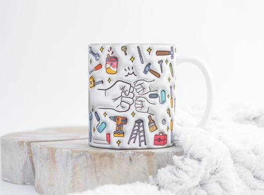 Custom first bump mug