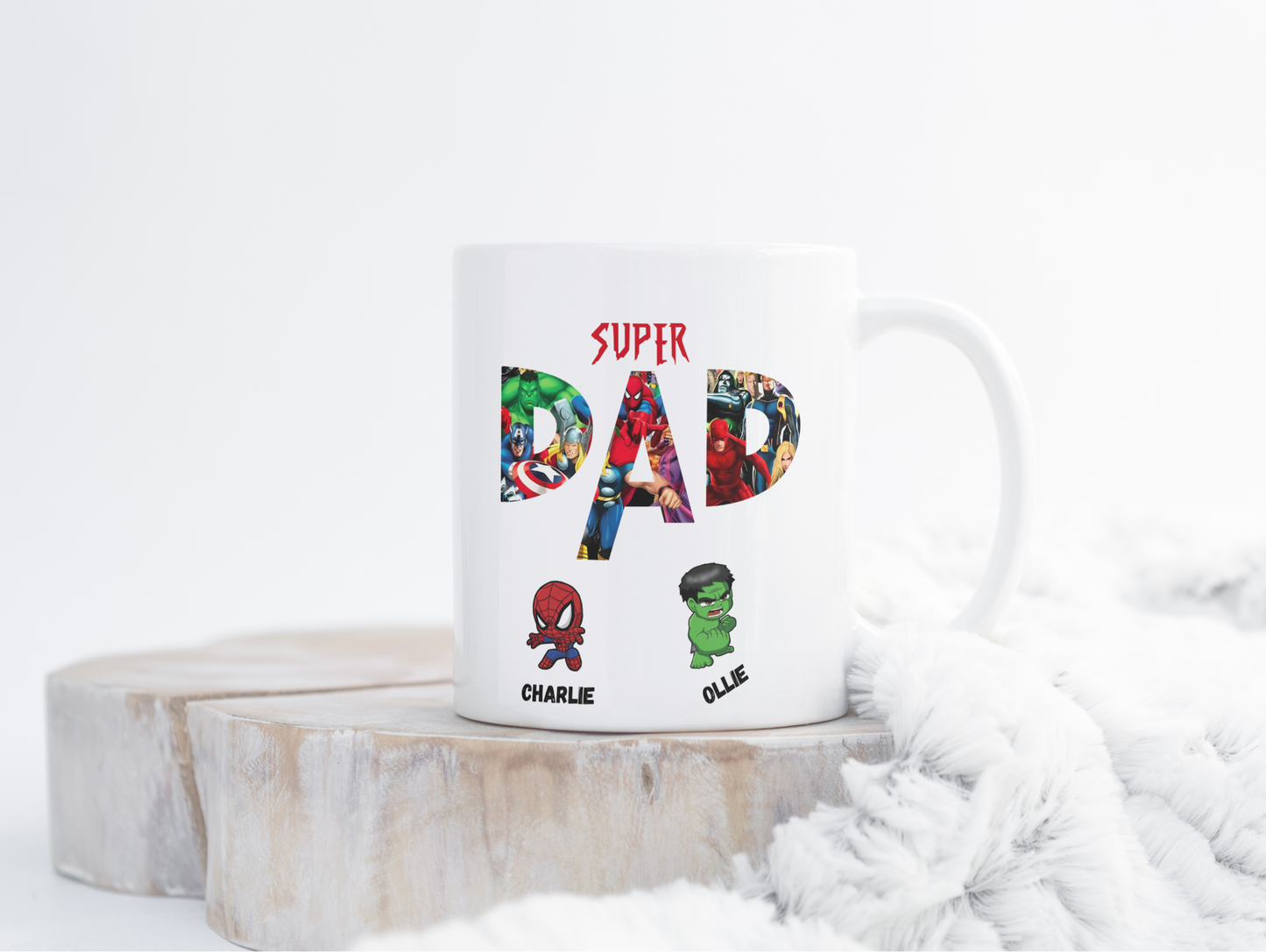 Super dad Personalised mug