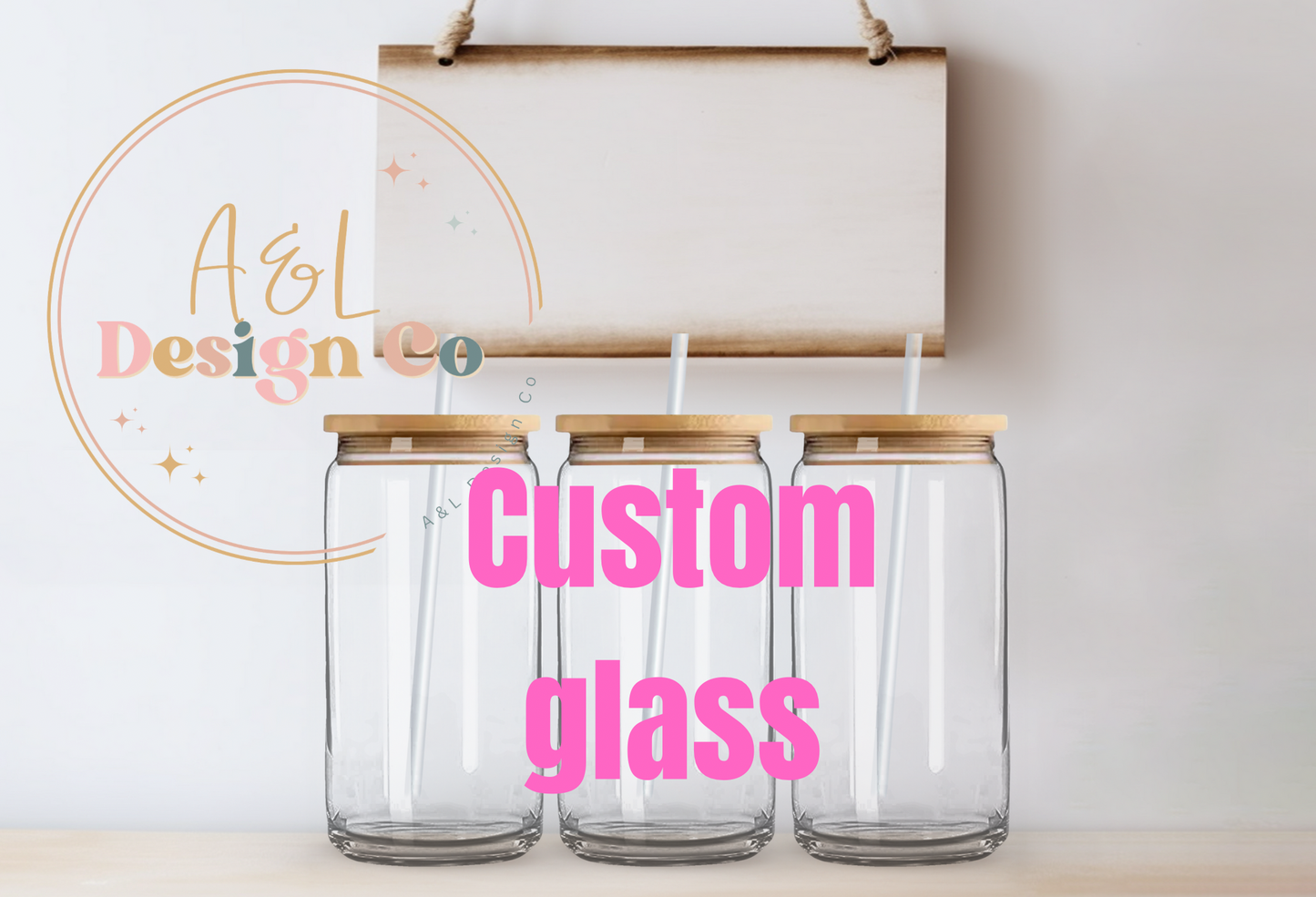 Custom Glass Tumbler