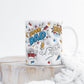 Super DAD Personalised hand holding mug