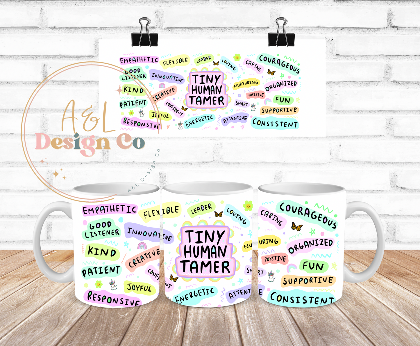 Tiny human tamer coffee mug