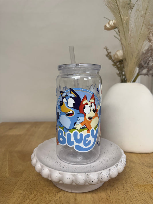 Blue dog Acrylic 16oz
