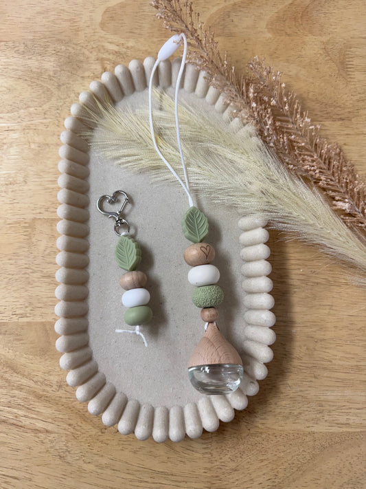 Sage leaf diffuser set