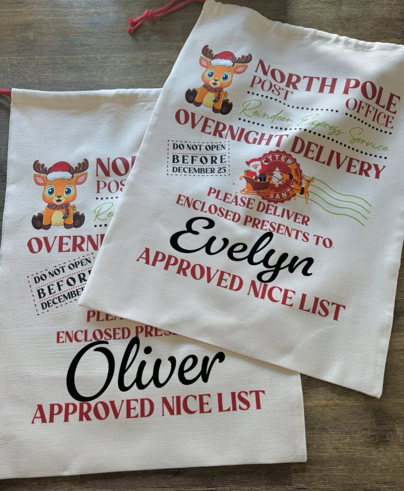 Christmas sacks