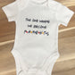 baby onesie - the one where we became parents