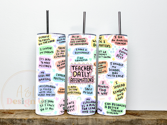 Teacher affirmations