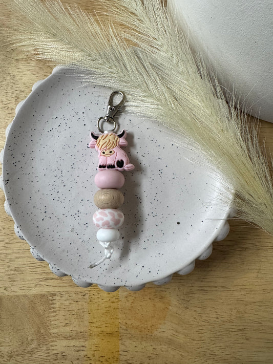 Pink highland cow - 3