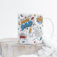 Super DAD Personalised hand holding mug