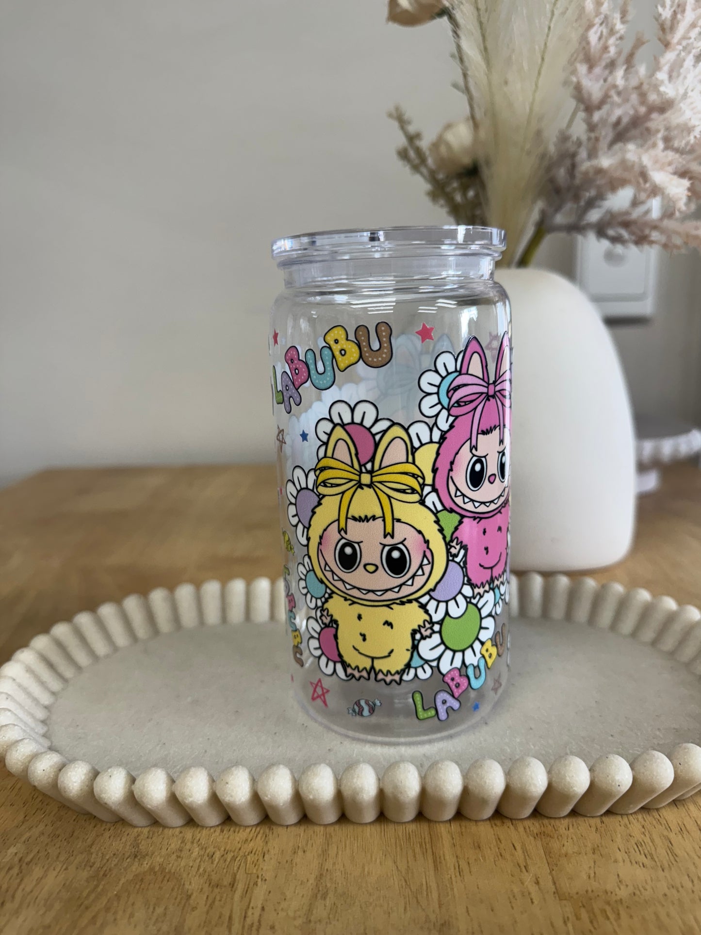Labubu cartoon tumbler