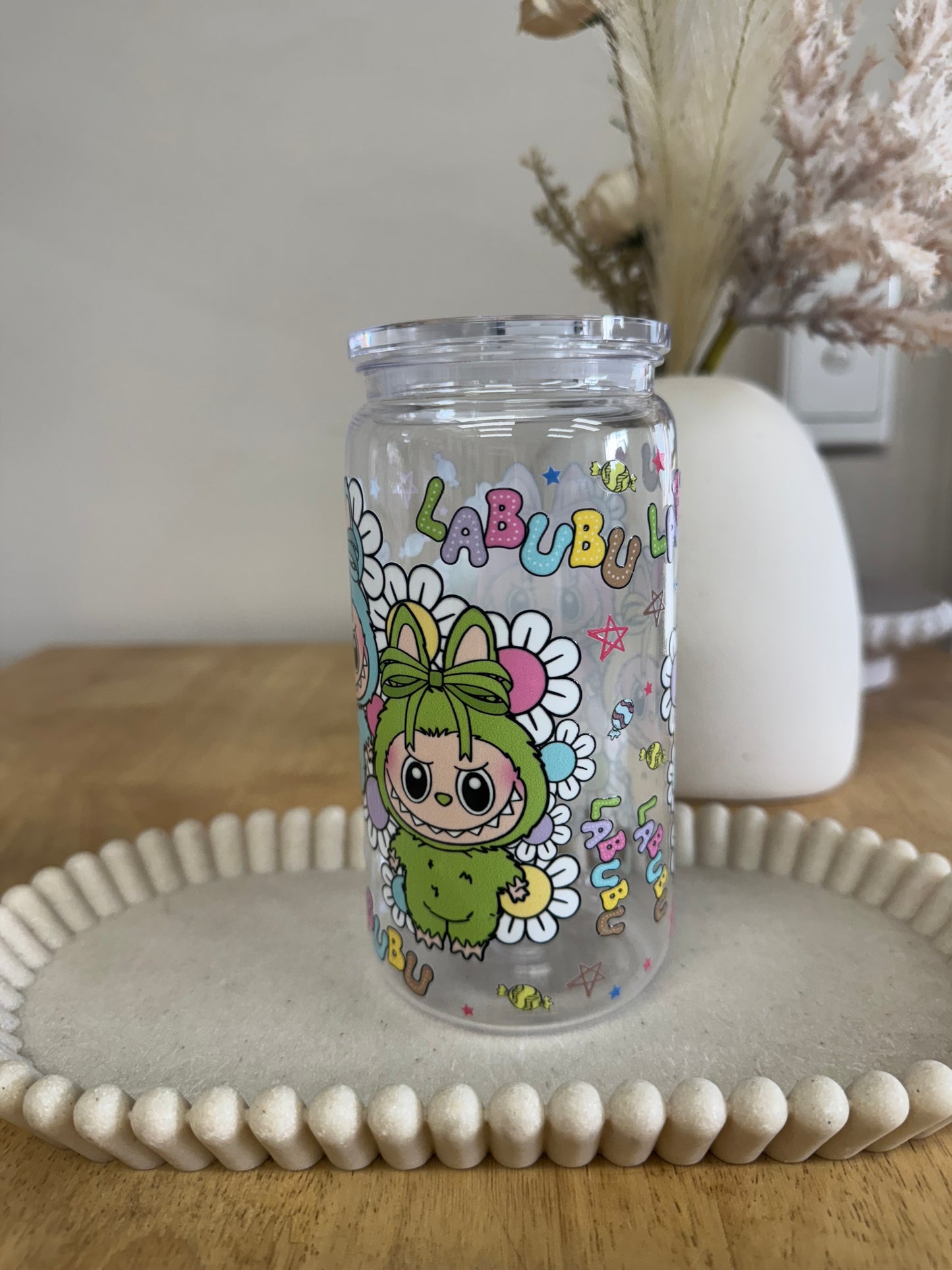 Labubu cartoon tumbler