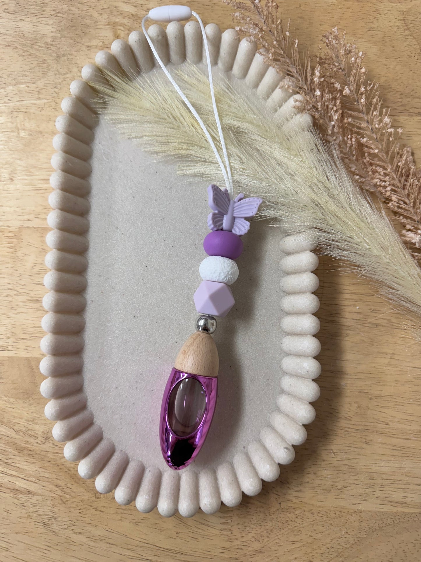 Car diffuser purple butterfly