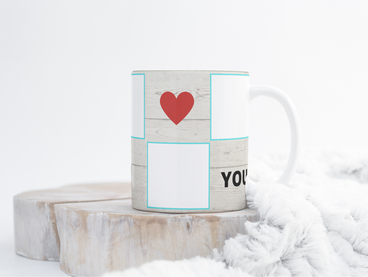 Dad Personalised photo mug