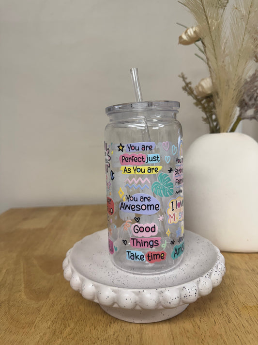 Cup of positivity Acrylic 16oz