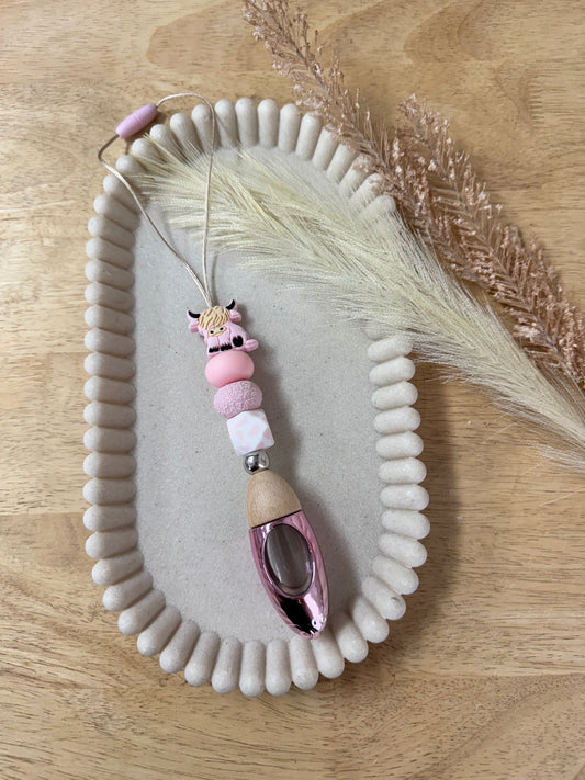 Car diffuser - Pink highland cow