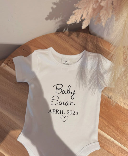 baby onesie -baby ( last name )