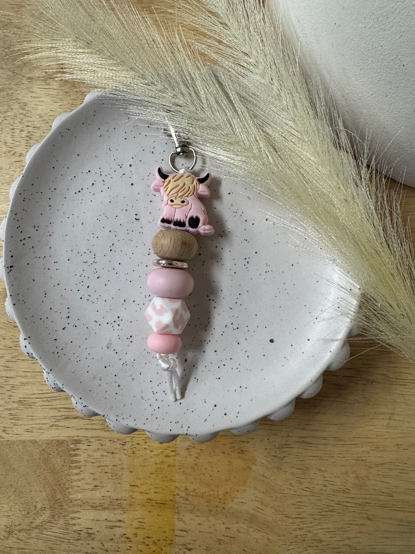 Pink highland cow