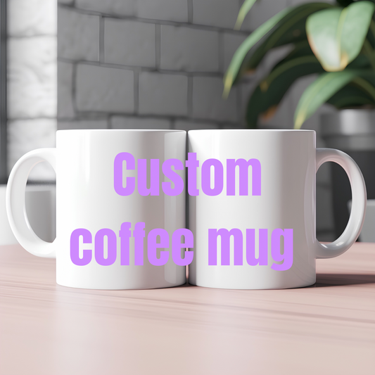 Custom coffee mug