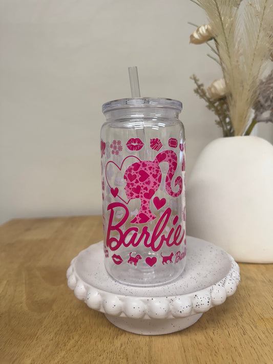 Pink Doll Acrylic 16oz