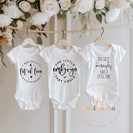 baby onesie - IVF